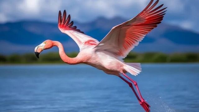 Фламинго на озёрах Африки
