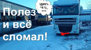 Новогодние каникулы с фурой) DAF XF 105. Первое знакомство.