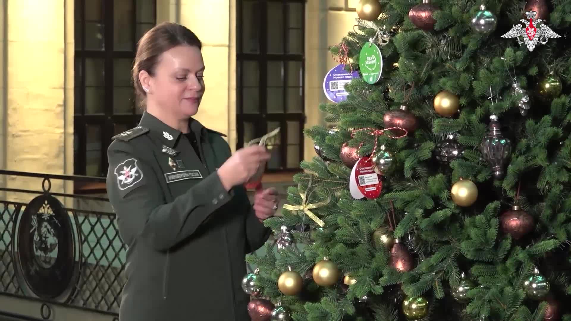 🎄 Статс-секретарь – заместитель Министра обороны РФ Анна Цивилёва приняла участие во Всероссийск... смотреть онлайн