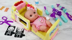 ИГРАЕМ В ДОКТОРА КУКЛЫ И ПУПСЫ БОЛЬНИЦА ДЛЯ КУКОЛ