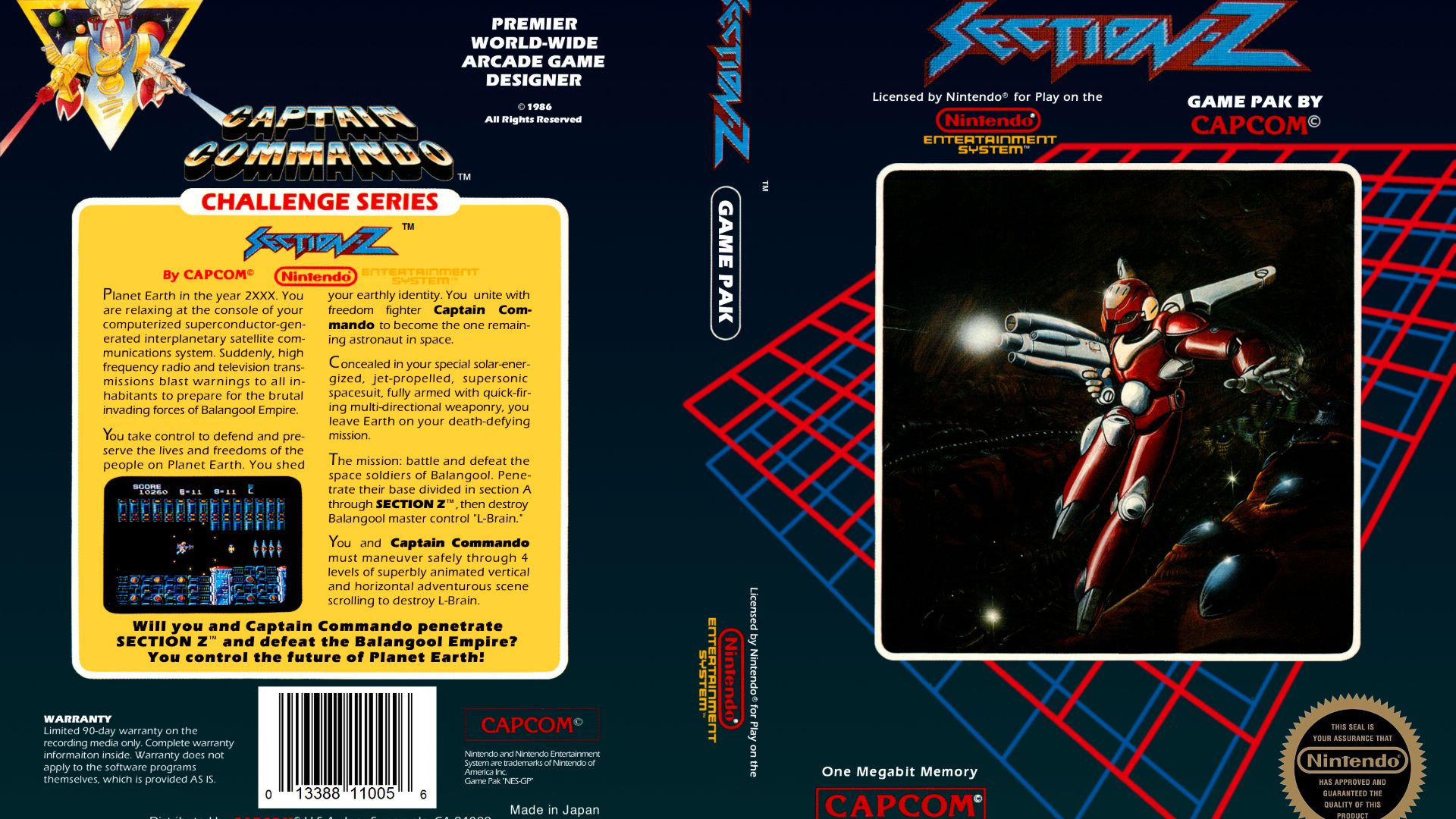 Section Z (NES) смотреть онлайн