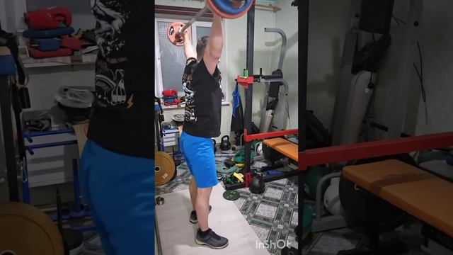 жим стоя + жим в сед смотреть онлайн