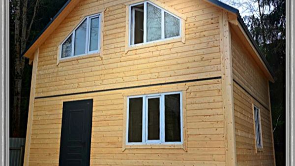 Свет не баня, для всех место будет! Двухэтажная баня-дом с 2 спальнями, с изменениями заказчика смотреть онлайн