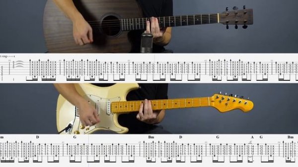 U2 - Sunday Bloody Sunday Cover (Табулатура) Guitar Tutorial TABS