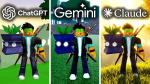 СОЗДАТЬ игру БЛОКС ФРУТС за 1 ЧАС с помощью ИИ🍈🌊БИТВА Искусственного Интеллекта (озвучка)