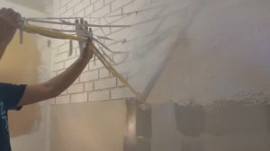 Стена ЛОФТ за копейки! Декоративный кирпич из обычной шпаклевки