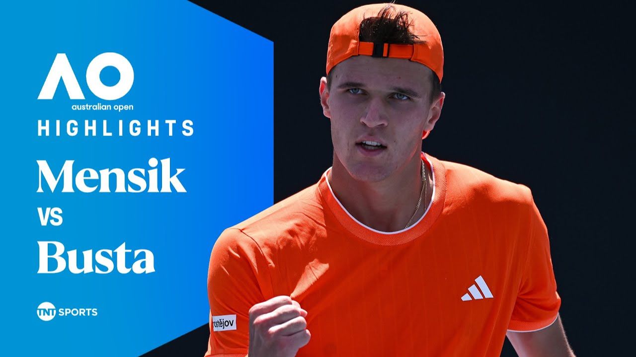 20.01.2026 | ОБЗОР ИГРЫ | Якуб Меншик - Пабло Буста | 1-й круг | AO 2026 | Highlights смотреть онлайн