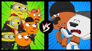 Три Гопа и Миньоны против Мемемешек