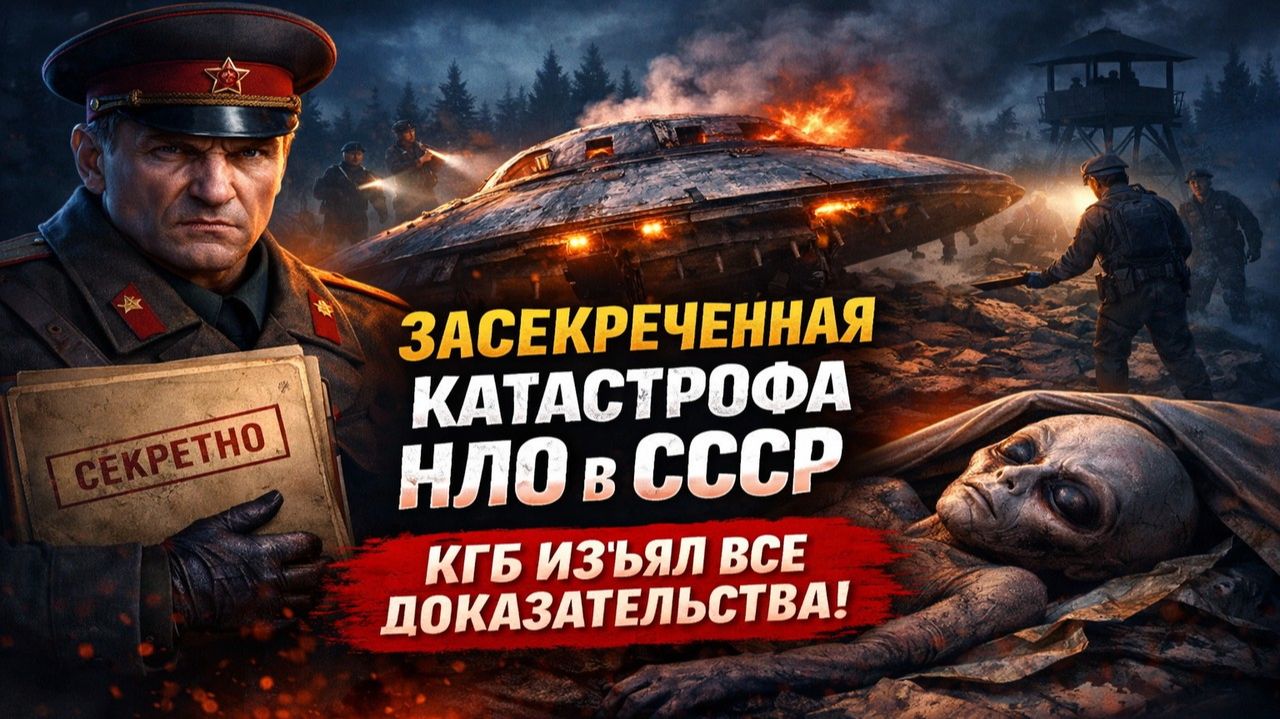 Засекреченная катастрофа НЛО в СССР: почему КГБ изъяло все доказательства под Свердловском? Ужасы смотреть онлайн