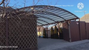 Изготовление навесов из монолитного поликарбоната компании …Мир Навесов…