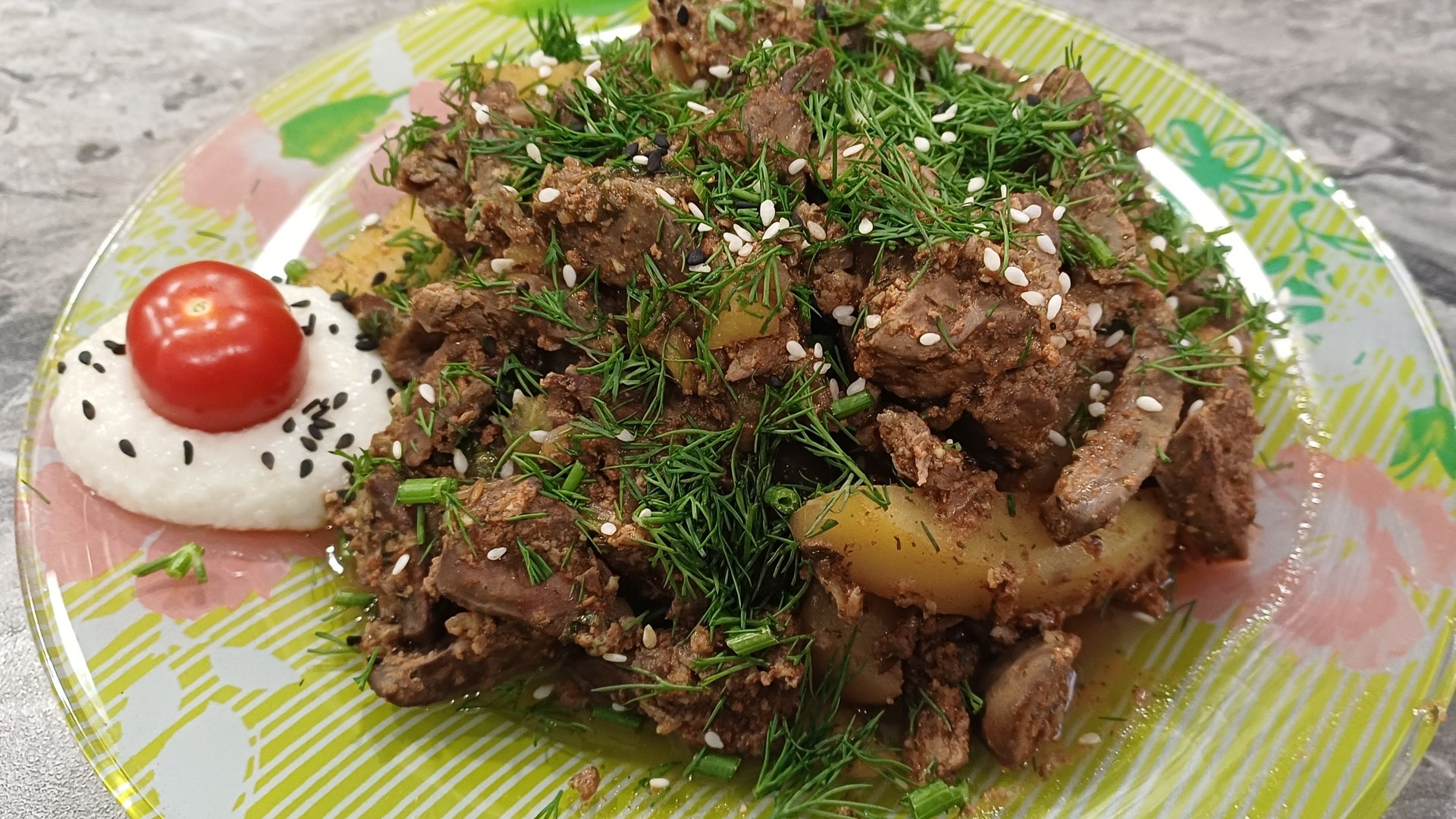 печень с Картошкой