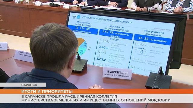 Расширенная коллегия министерства земельных и имущественных отношений Мордовии в Саранске смотреть онлайн