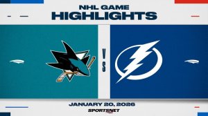 21.01.2026 | ОБЗОР МАТЧА | Тампа-Бэй Лайтнинг - Сан-Хосе Шаркс | Highlights
