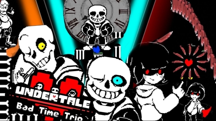 Музыкальный пацифист Санс и новый бэд тайм трио в Undertale смотреть онлайн