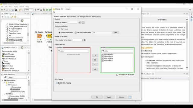 Кластерный анализ в Knime смотреть онлайн