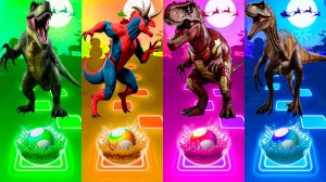 Coffin Dance Динозавры 293 уровень - Мультики про Динозавров | МУЛЬТФИЛЬМЫ ДИНОЗАВРЫ в Tiles Hop