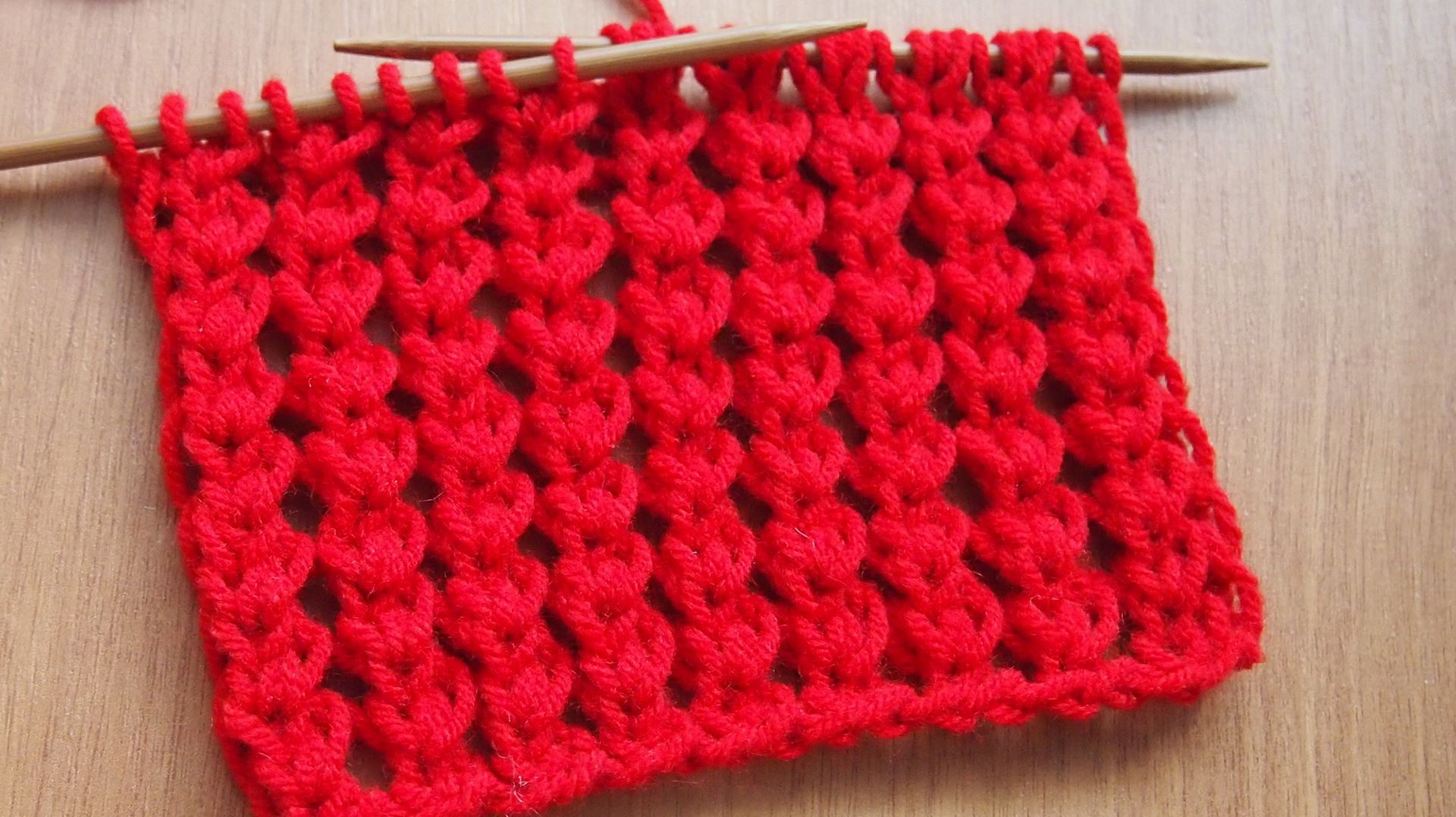 Простой красивый узор спицами «Дорога к сердцу» Вязать легко и просто.Уроки вязания спицами Урок 188