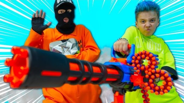 КУДА ПРОПАЛА БРИЛЛИАНТОВАЯ КНОПКА ? NERF Битва !