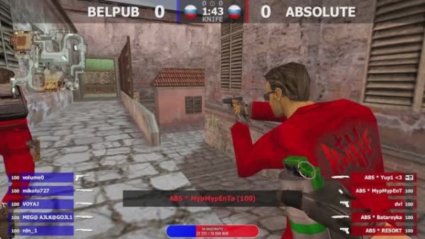 ABSOLUTE -vs- BELPUB 1 карта // Шоу-Матч // @kn1feTV