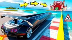 Сможет ли Длинный Лимузин проехать Глубокую Яму с Водой в Гта 5 моды! Эксперимент Видео Mods GTA 5