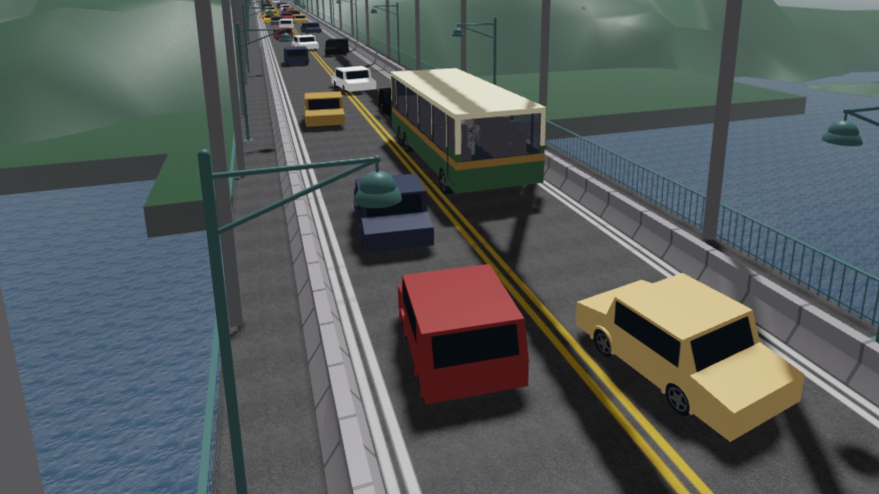 катастрофа моста но с птицей Minecraft