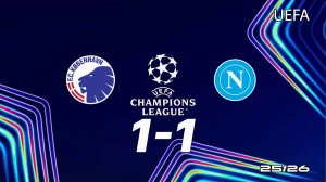 Копенгаген — Наполи 1:1. Обзор матча. Лиги чемпионов 25/26