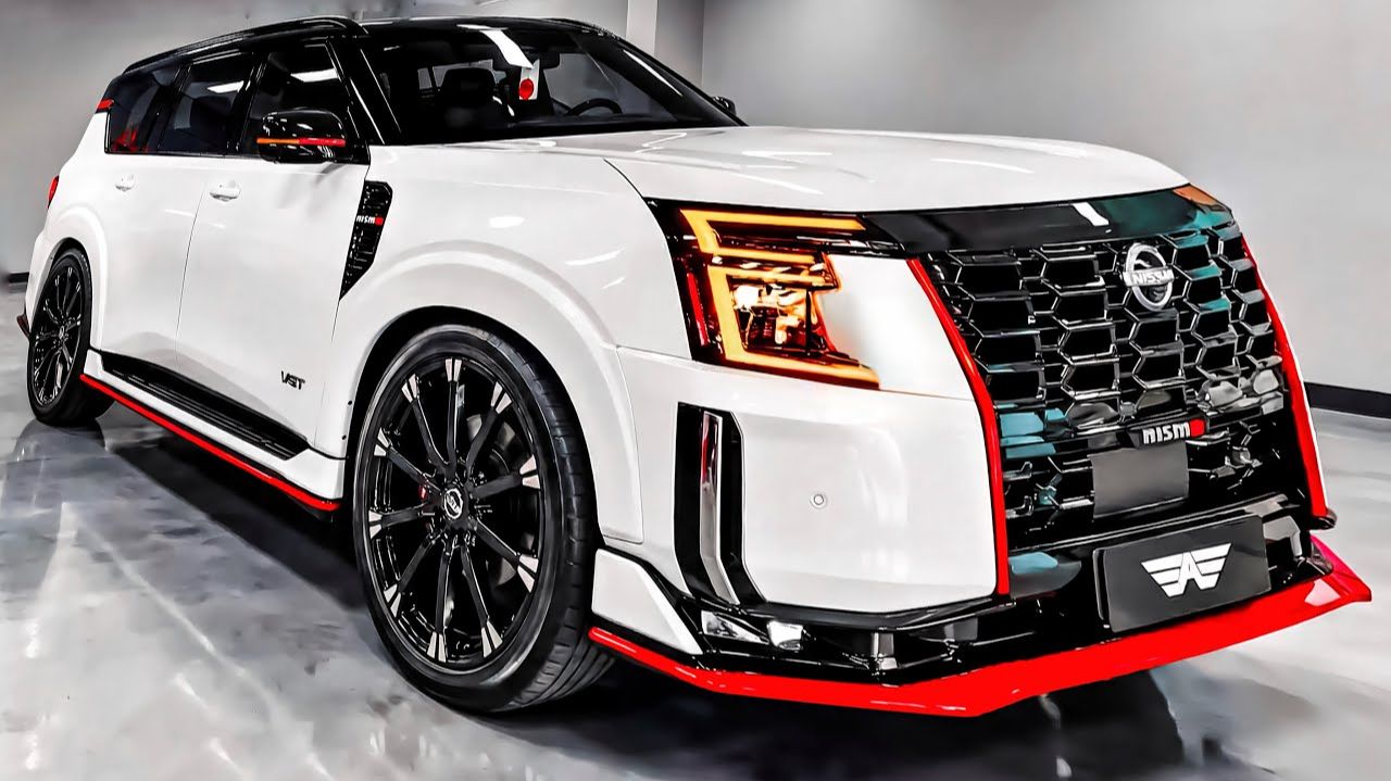Nissan Patrol Nismo 2026 года, высокопроизводительный внедорожник, звук. Интерьер Экстерьер смотреть онлайн