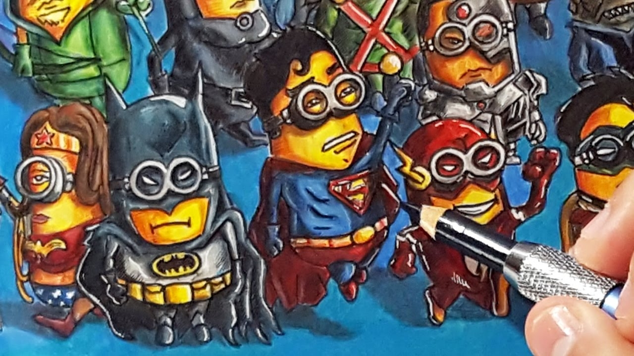 Если бы миньоны были персонажами комиксов DC