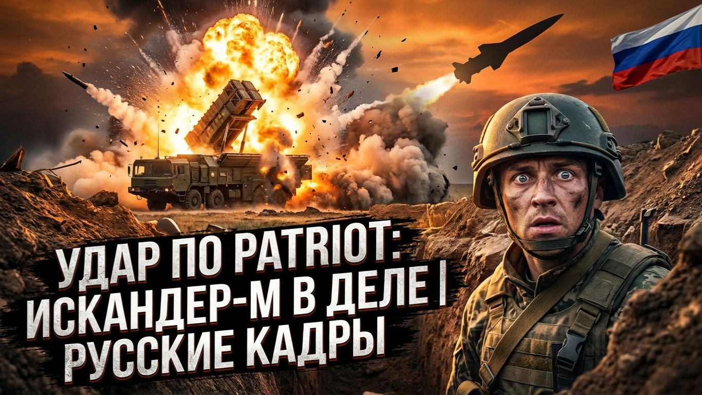 📹 Эксклюзивные кадры ВС РФ: ликвидация комплекса Patriot смотреть онлайн