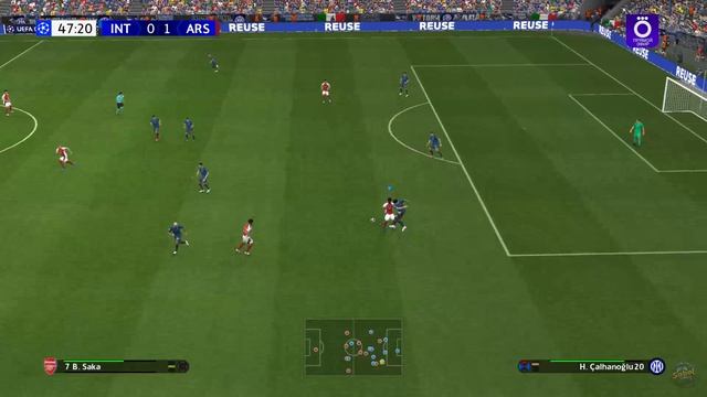 Футбол. Лига Чемпионов. Интер - Арсенал. Обзор матча [PES 2017] смотреть онлайн