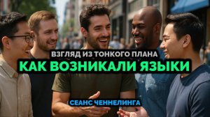 ВЗГЛЯД ИЗ ТОНКОГО ПЛАНА. КАК ВОЗНИКАЛИ ЯЗЫКИ