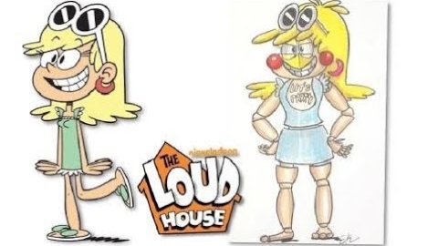 Персонажи «Мой шумный дом» в роли персонажей ФНАФ