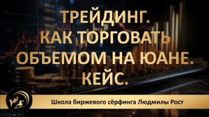 Трейдинг. Как торговать объемом на юане. Кейс.