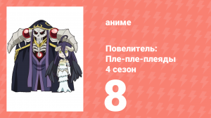 Повелитель: Пле-пле-плеяды 4 сезон 8 серия (аниме-сериал, 2022)