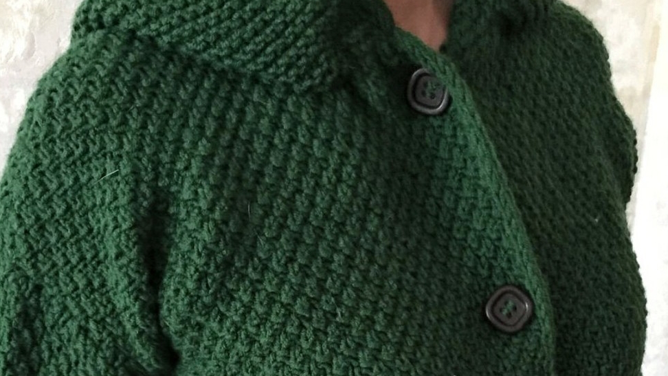 Бомбер спицами