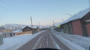 Выехал из Улан-Удэ! По морозной трассе добрался до Читы!!!