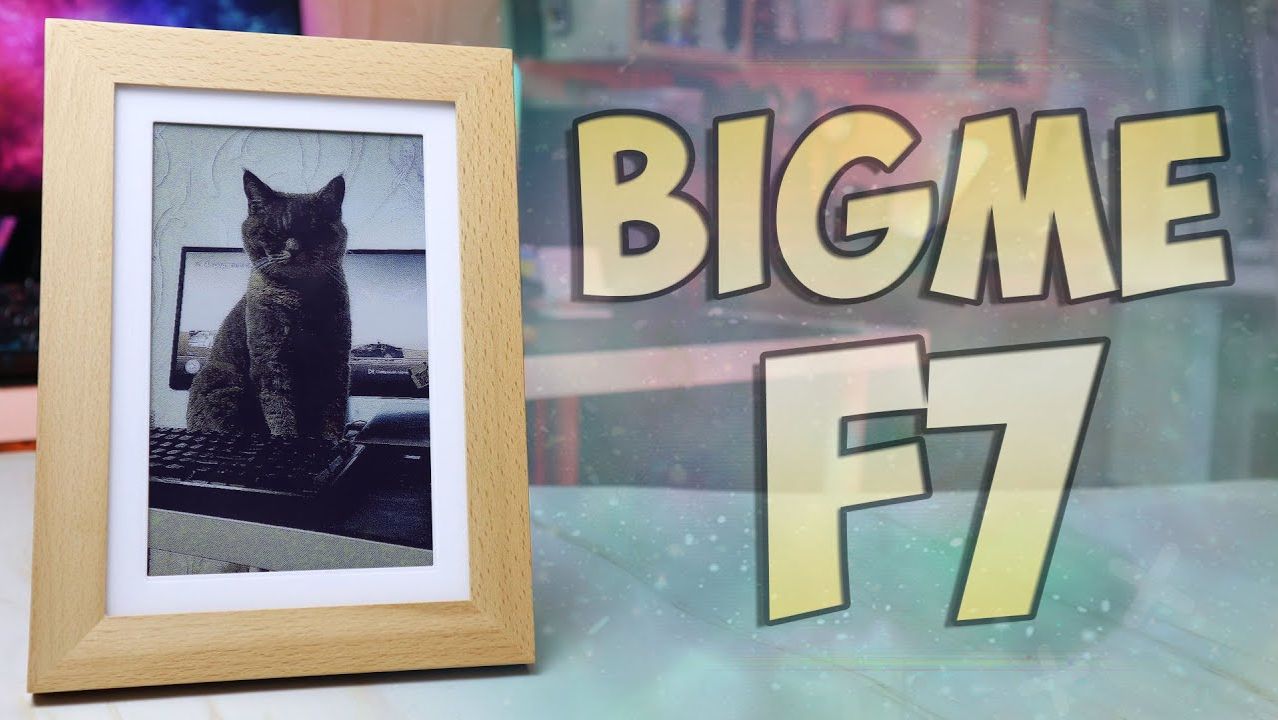 Bigme F7 Обзор Электронной фоторамки с Eink Spectra 6 экраном - Неожиданная инновация?