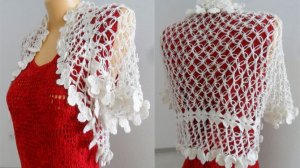 Болеро - Петли соломона , вязание крючком