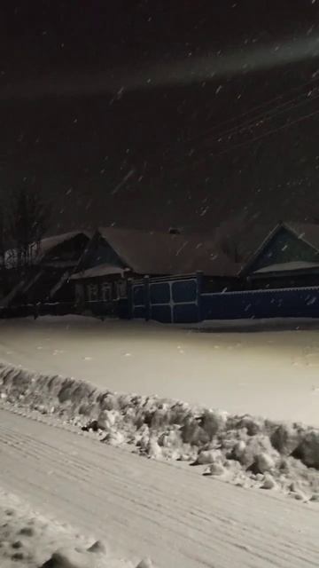 Зима в деревне Тябердино-Челны!