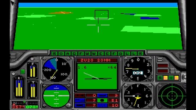 Gunship (1989) [Amiga 500] Southeast Asia & Central America Missions - Часть 2 из 4 смотреть онлайн