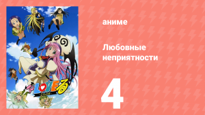 Любовные неприятности 4 серия (аниме-сериал, 2008)