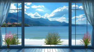 🌴Райский вид из окна — успокаивающие океанские волны и щебетание тропических птиц.