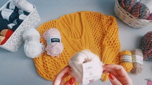 ПУЛОВЕР АЖУРНЫЙ/ БЕСПЛАТНЫЕ МК