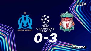 Марсель — Ливерпуль 0-3. Обзор матча. Лига чемпионов 25/26.