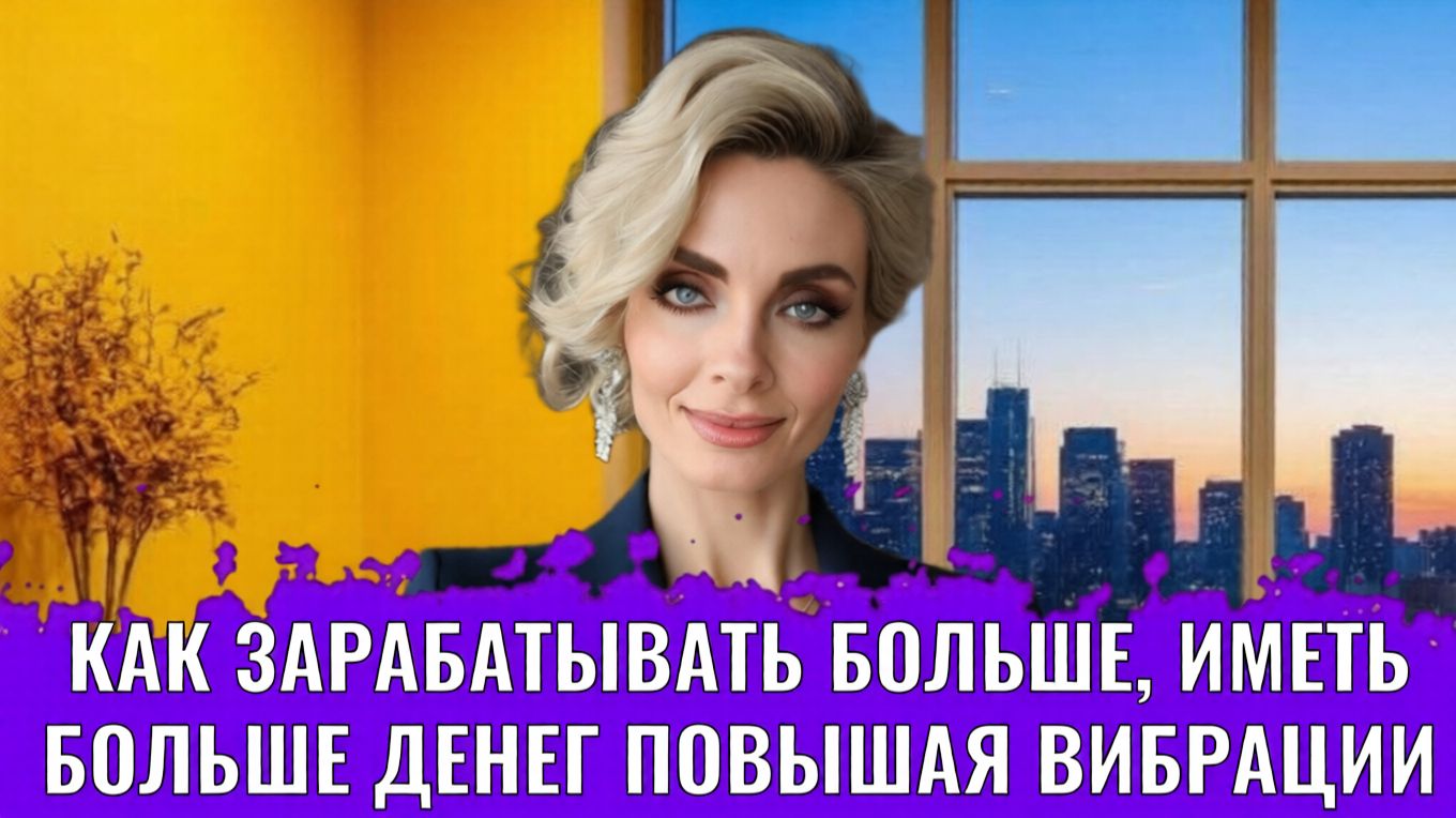 Как зарабатывать больше, иметь больше денег повышая вибрации смотреть онлайн