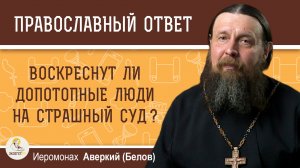 Воскреснут ли допотопные люди на Страшный Суд ?  Иеромонах Аверкий (Белов)