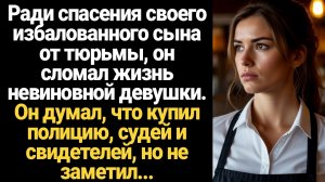 ИСТОРИИ ИЗ ЖИЗНИ/Ради спасения своего избалованного сына, он сломал жизнь невиновной девушки