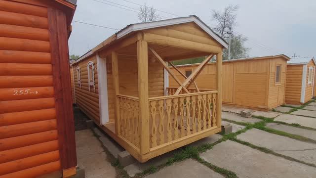 Мобильная баня с террасой под ключ с доставкой, цены и проекты от строительной компании из Пестово смотреть онлайн