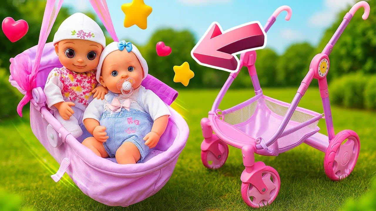 Беби Бон на детской площадке 🎠 | Мама строит качели для куклы | Видео для малышей смотреть онлайн