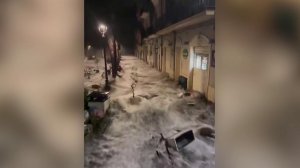 На Средиземноморье обрушился шторм "Гарри".